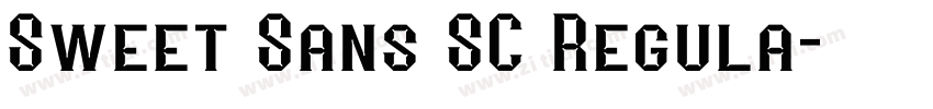 Sweet Sans SC Regula字体转换